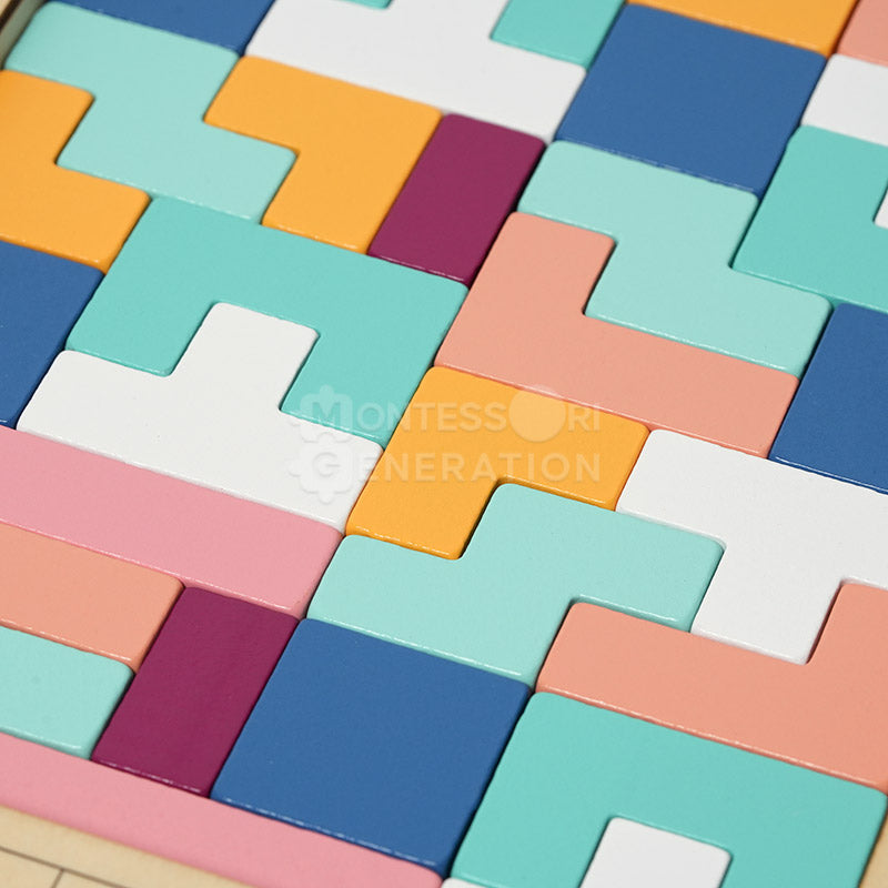 Montessori Tetris i tre