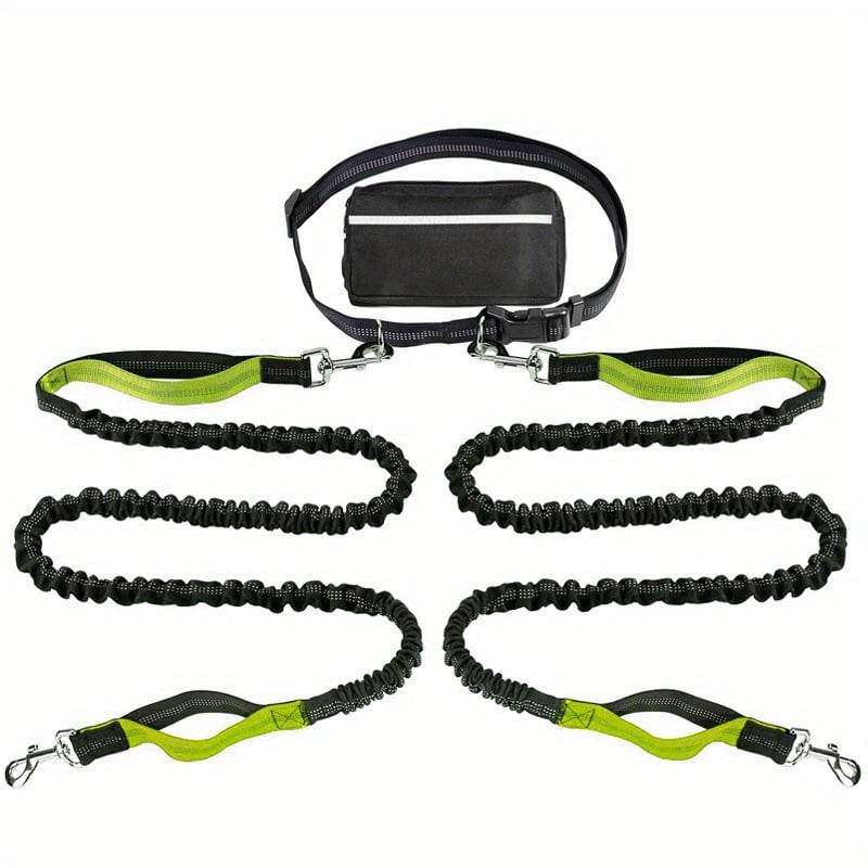 DoggoBelt™ | Handsfree hundebånd med glidelåslomme