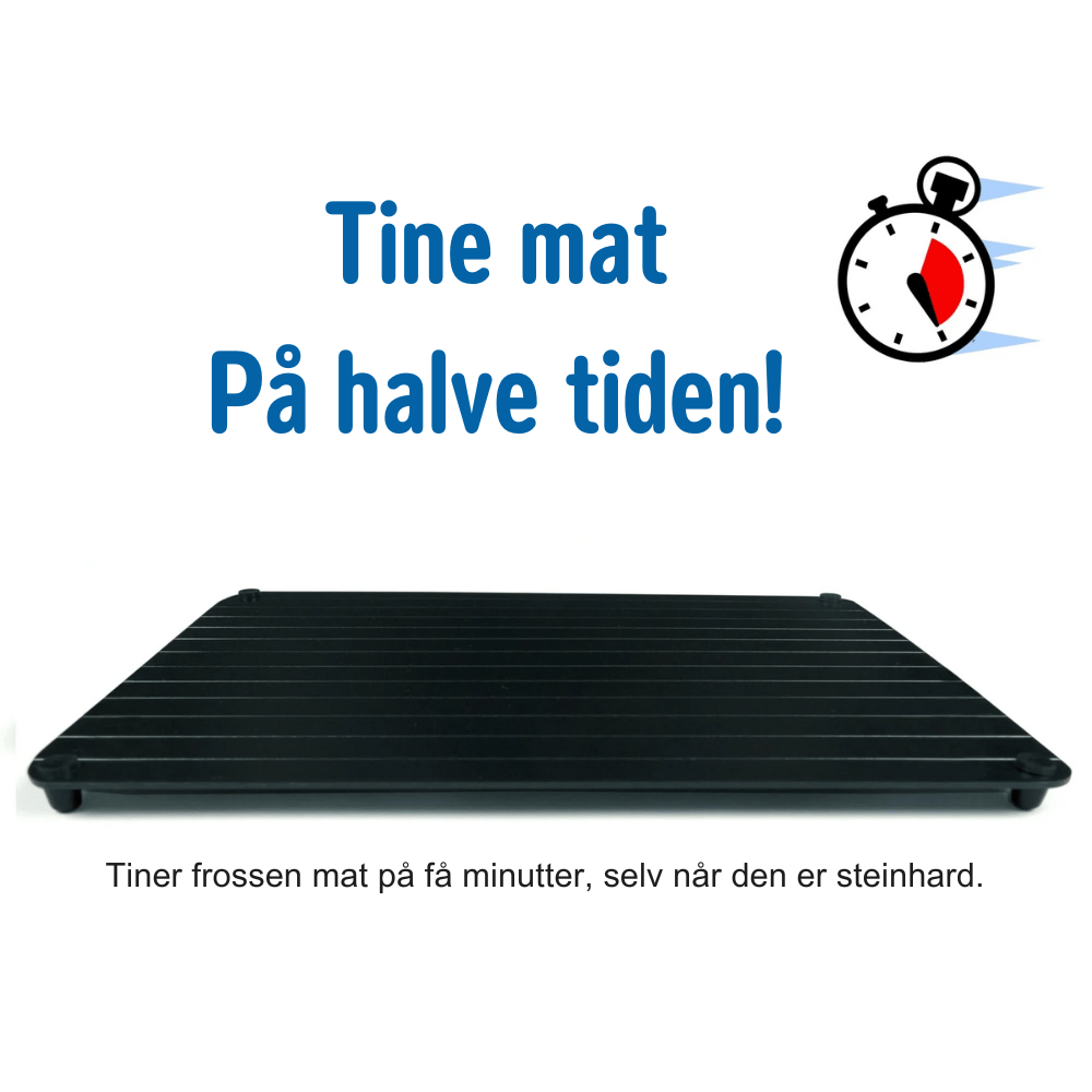 DefrostMate – Rask & Problemfri Opptiningsplate for Travle Kjøkken