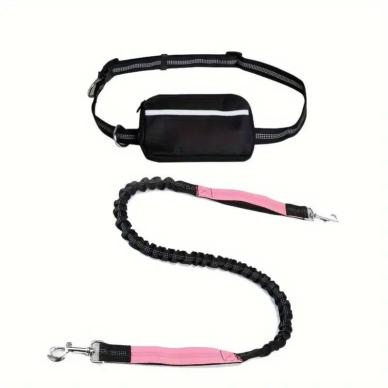DoggoBelt™ | Handsfree hundebånd med glidelåslomme