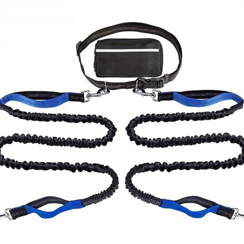 DoggoBelt™ | Handsfree hundebånd med glidelåslomme