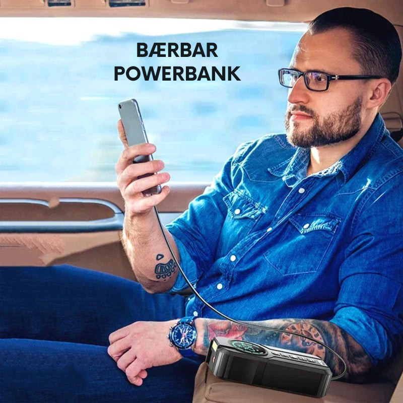 OmniPump™ Pro: 4-i-1 bærbar luftkompressor og nødverktøy