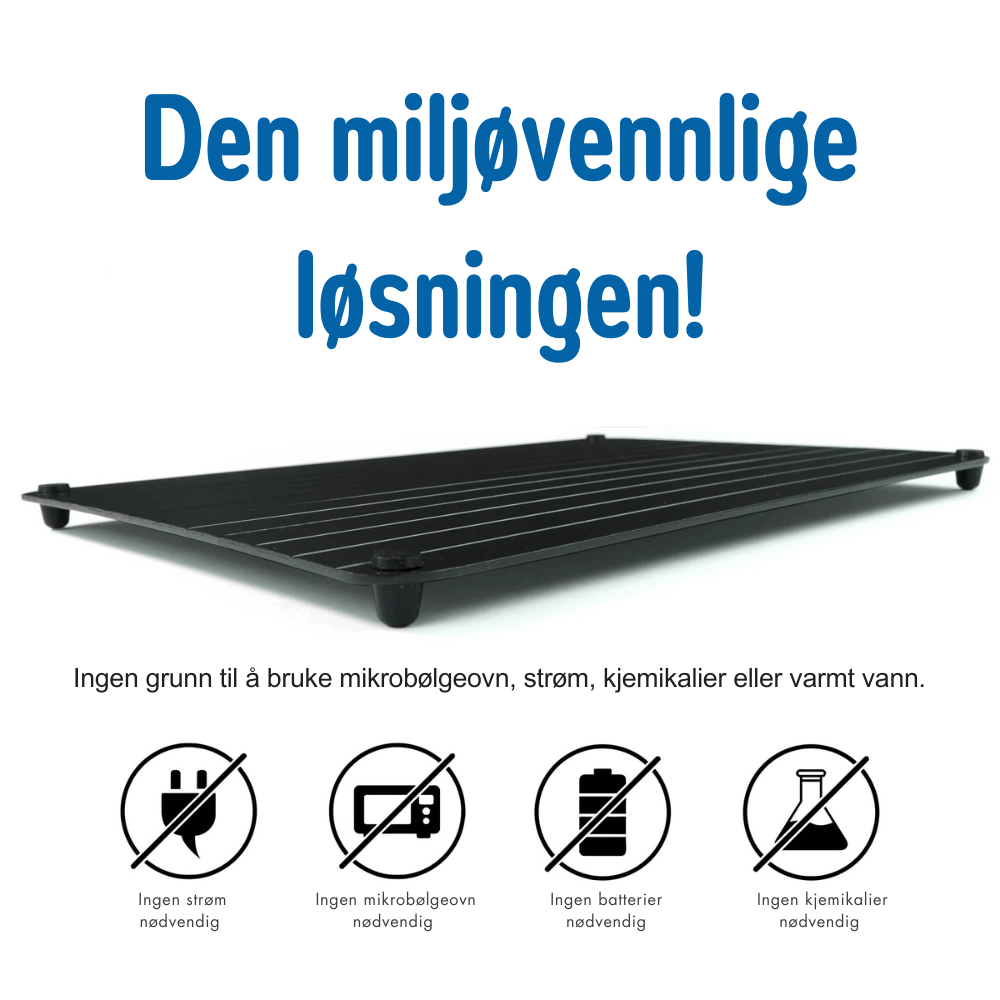 DefrostMate – Rask & Problemfri Opptiningsplate for Travle Kjøkken