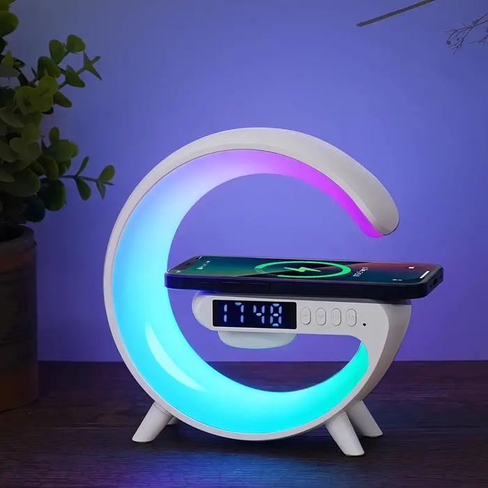 GlowTunes Smart Lamp - Multifunksjonell Bluetooth-høyttaler