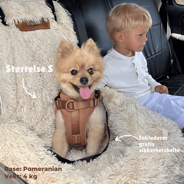 PlushPaws reiseseng - stressfrie bilturer for hunden din