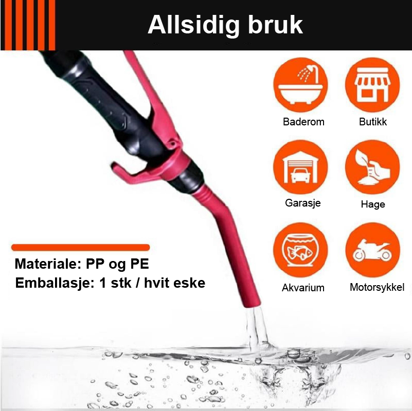 PUMPIX | Batteridrevet Bærbar Pumpe