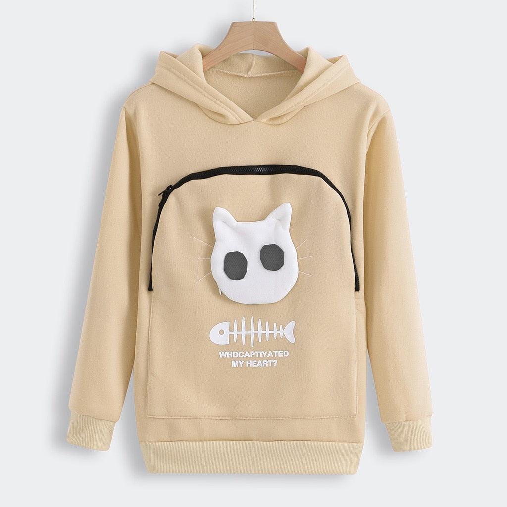 Purrfect Cuddle Hoodie: Katteelskerens koselige følgesvenn