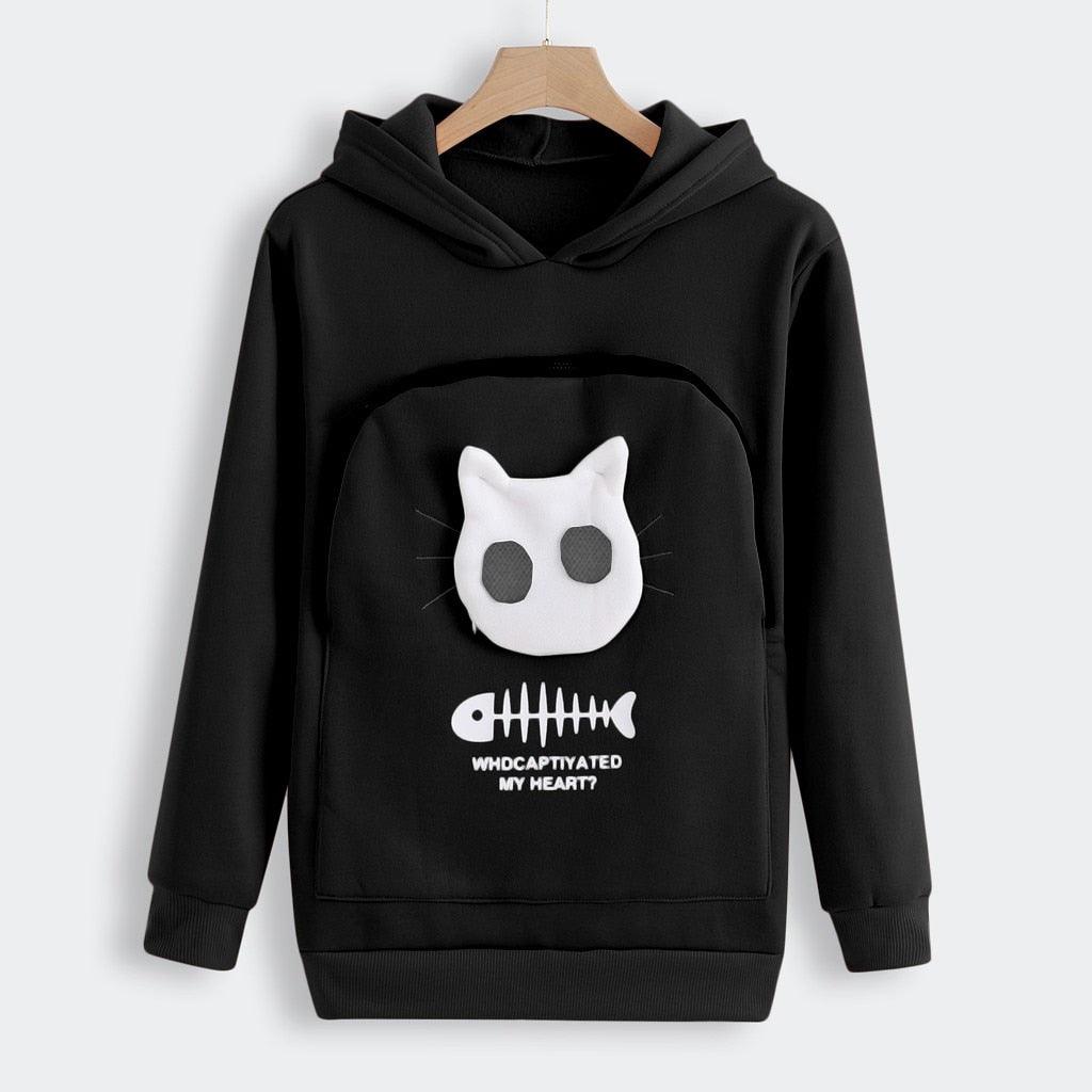 Purrfect Cuddle Hoodie: Katteelskerens koselige følgesvenn
