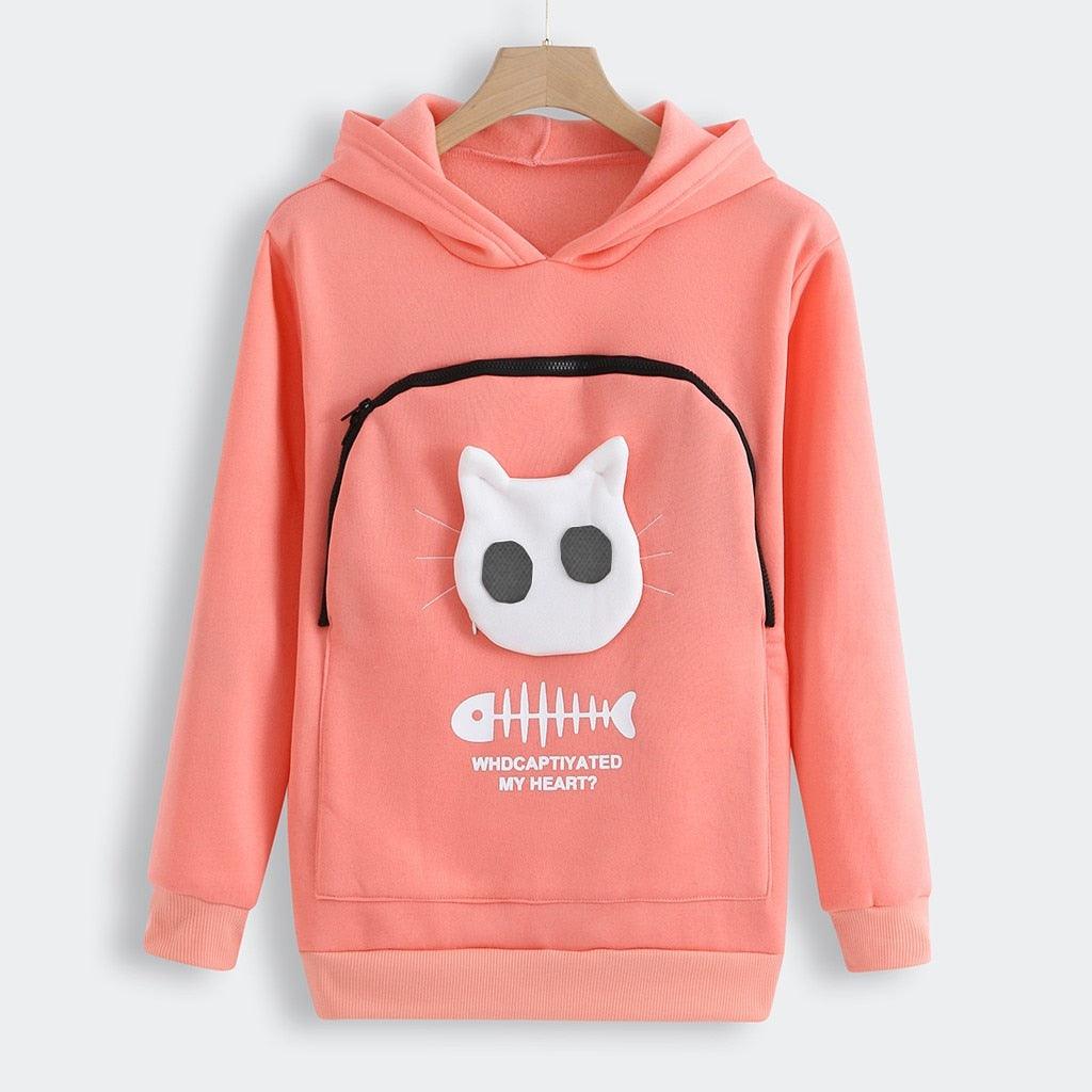 Purrfect Cuddle Hoodie: Katteelskerens koselige følgesvenn