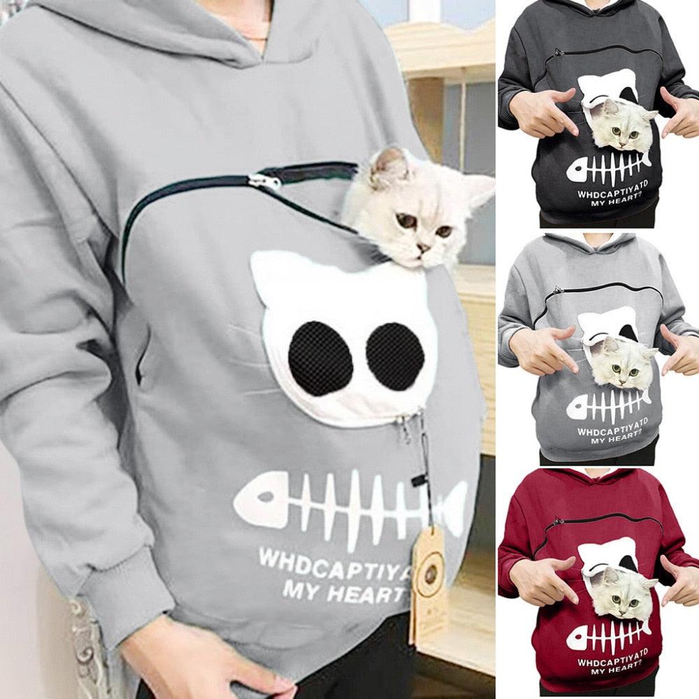 Purrfect Cuddle Hoodie: Katteelskerens koselige følgesvenn