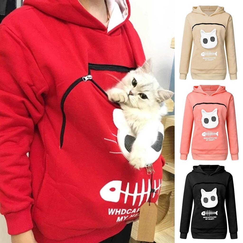 Purrfect Cuddle Hoodie: Katteelskerens koselige følgesvenn