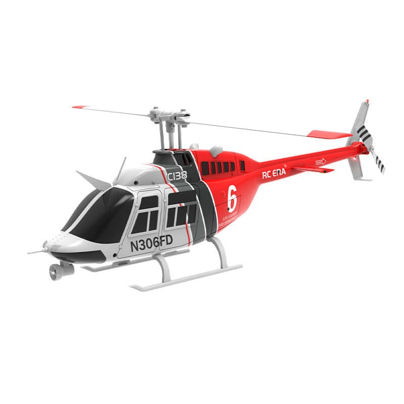 AeroHawk™ C138 6CH fjernstyrt helikopter med gyro og optisk flytposisjonering