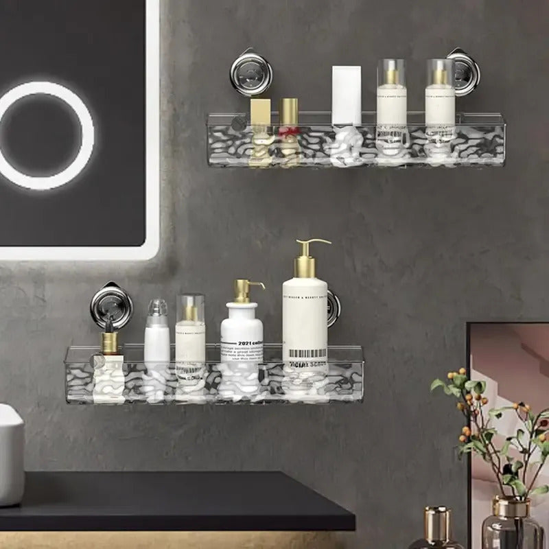 GripLock Shower Caddy™ – Baderomshylle uten boring med sterk sugekraft og plassbesparende design
