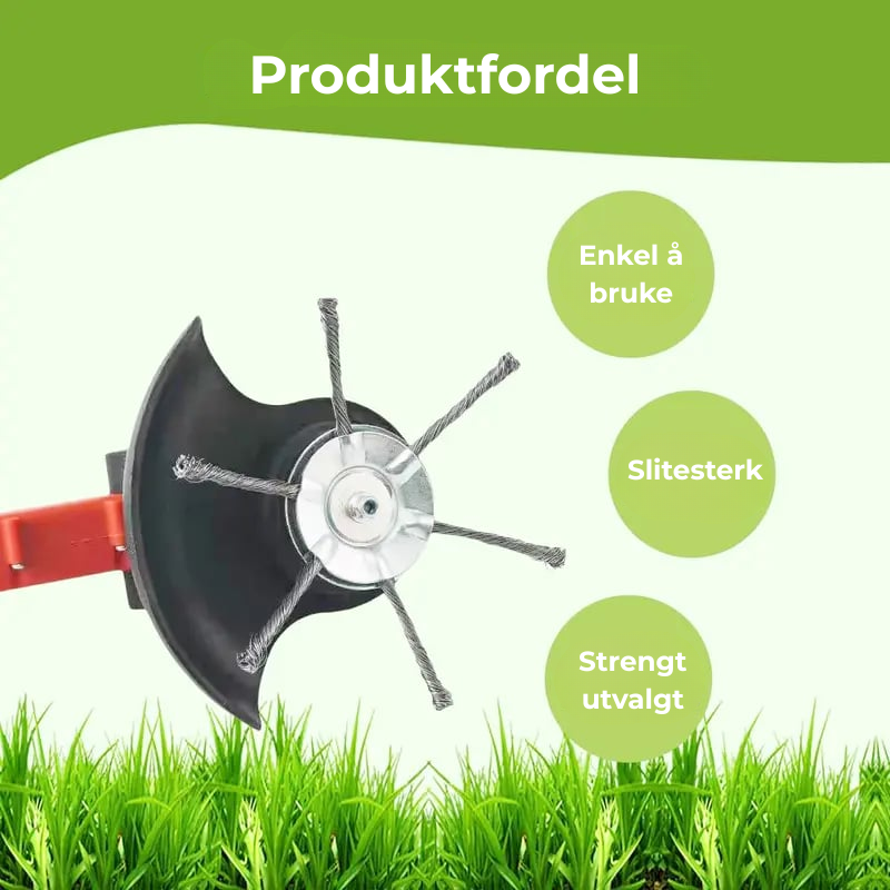 SteelSpiral™ | Kraftig ugresskutter