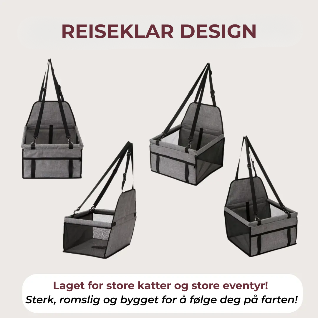 LoungePaw™ | Romslig kattebilstol