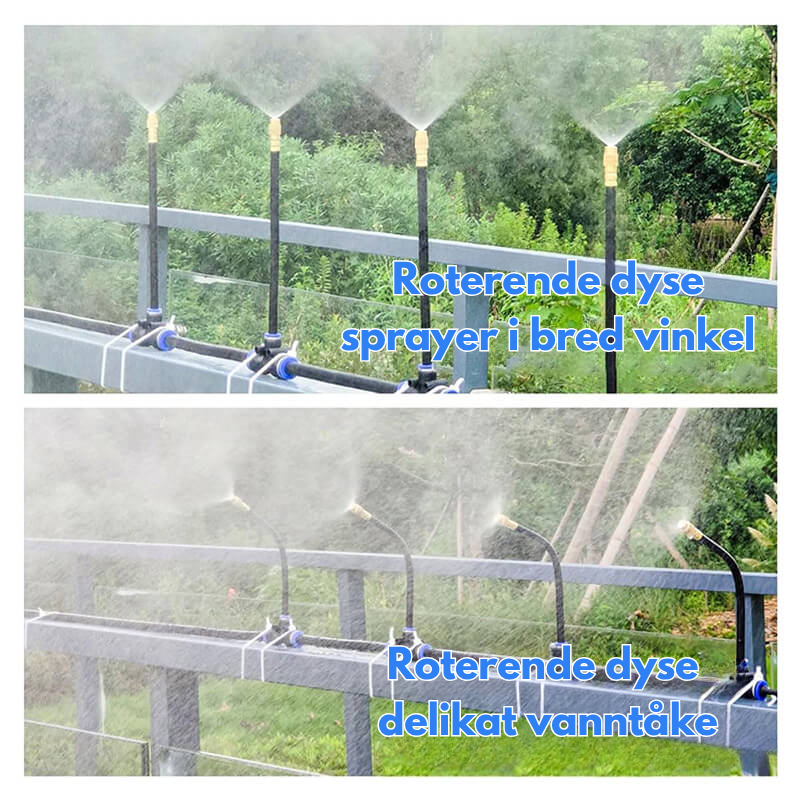 FlexiDrip360™ | Dryppvanningssystem med 360° fleksibel slange