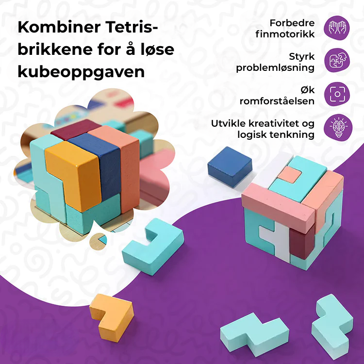 Montessori Tetris i tre