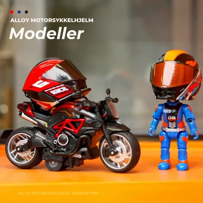 RoadBeast™ Morph – Motorsykkelryttermodell & Hjelmtransformer 🏍️⚡