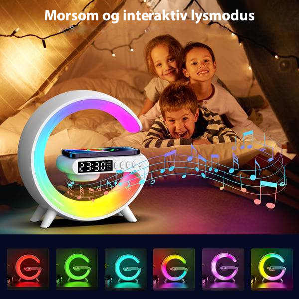 GlowTunes Smart Lamp - Multifunksjonell Bluetooth-høyttaler