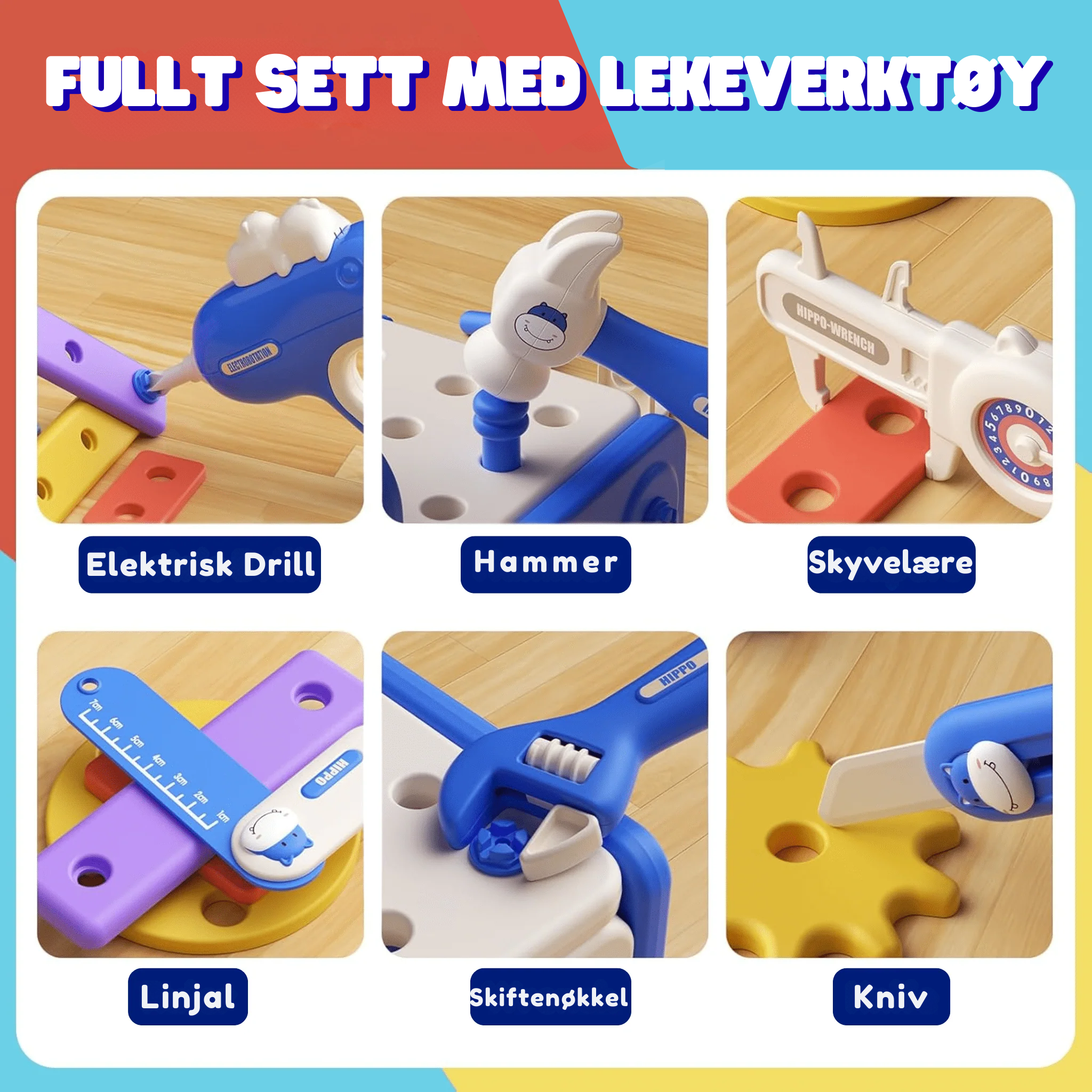 Little Maker’s Workshop – Montessori Verktøysett