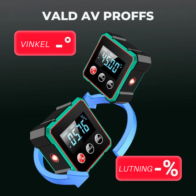 AngleMaster Pro – Digital Vinkelmåler i Lommeformat