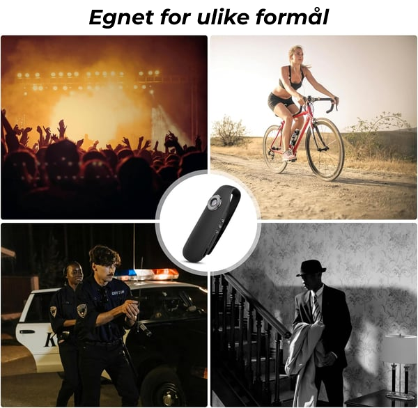 SafeSight 1080P minikamera: Ta opp, beskytt, gjenopplev