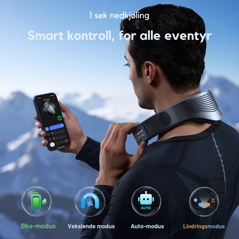 GlaciWear™ | Bærbar luftkondisjonering for nakken