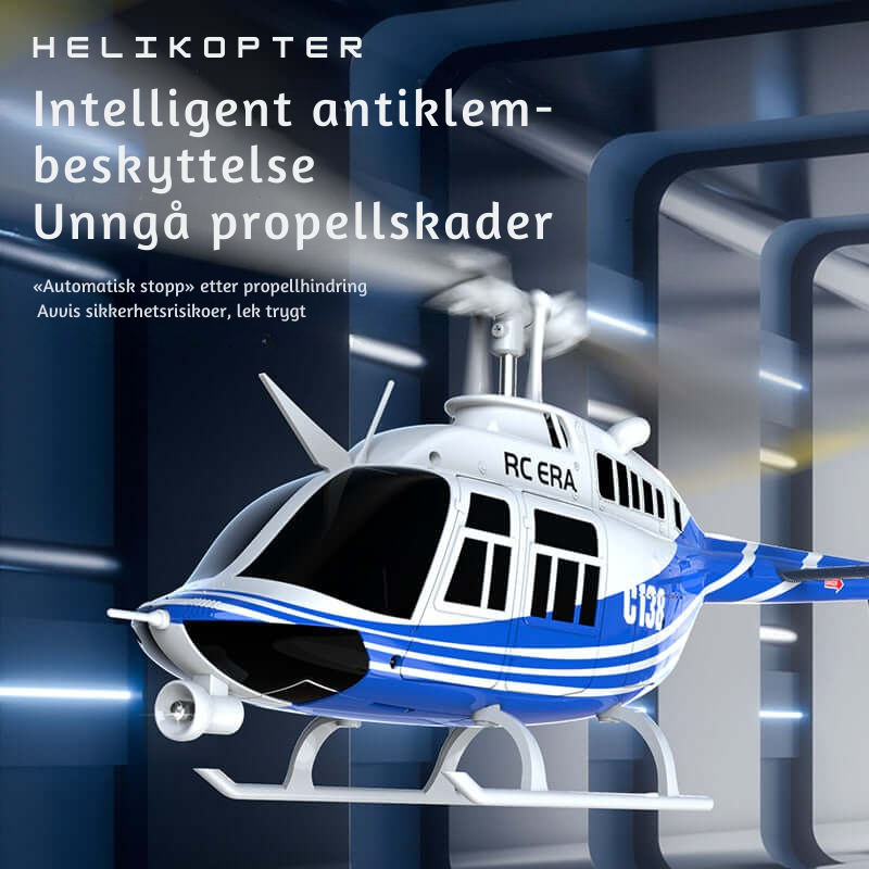 AeroHawk™ C138 6CH fjernstyrt helikopter med gyro og optisk flytposisjonering
