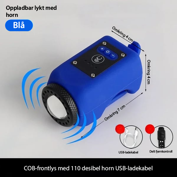 VeloShield 110: Sykkelhorn og lys for all slags vær