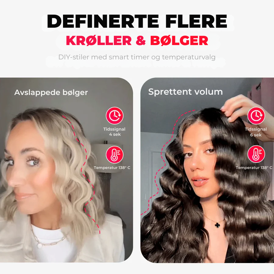 ZERAVA | Bølgekrølltang for perfekt hår