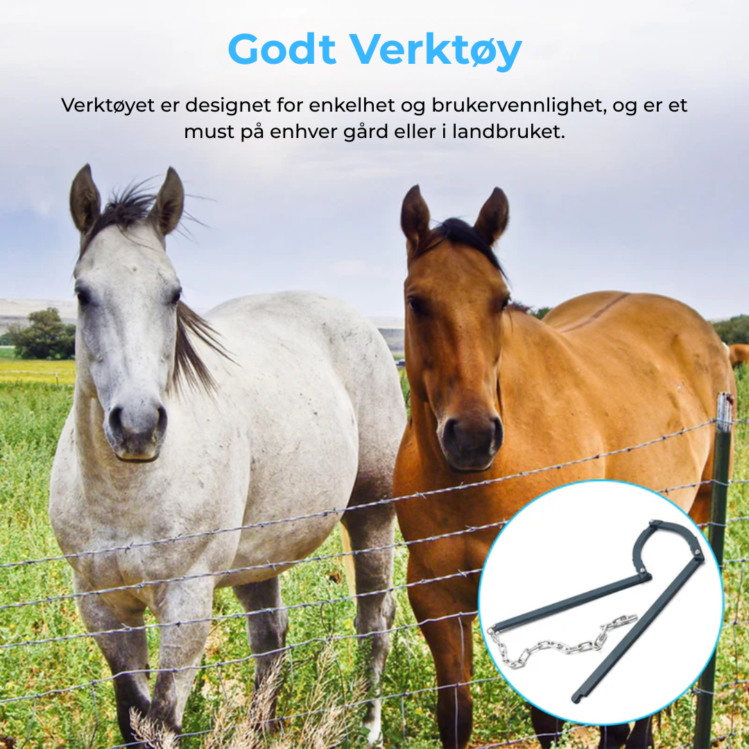 SnapStake™ | Gjerdeklips for Rask Reparasjon av Løse Bord