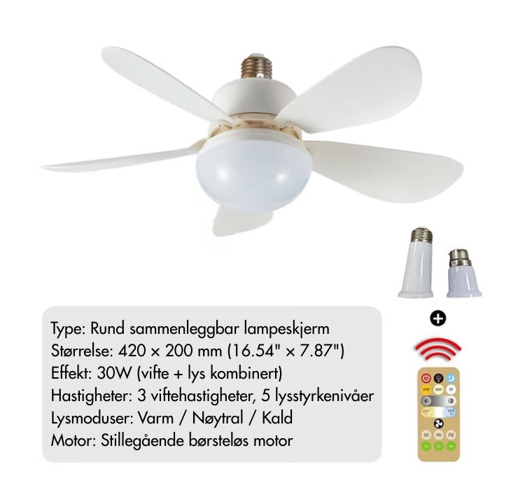 SpinGlow™ | Takvifte med LED-lys