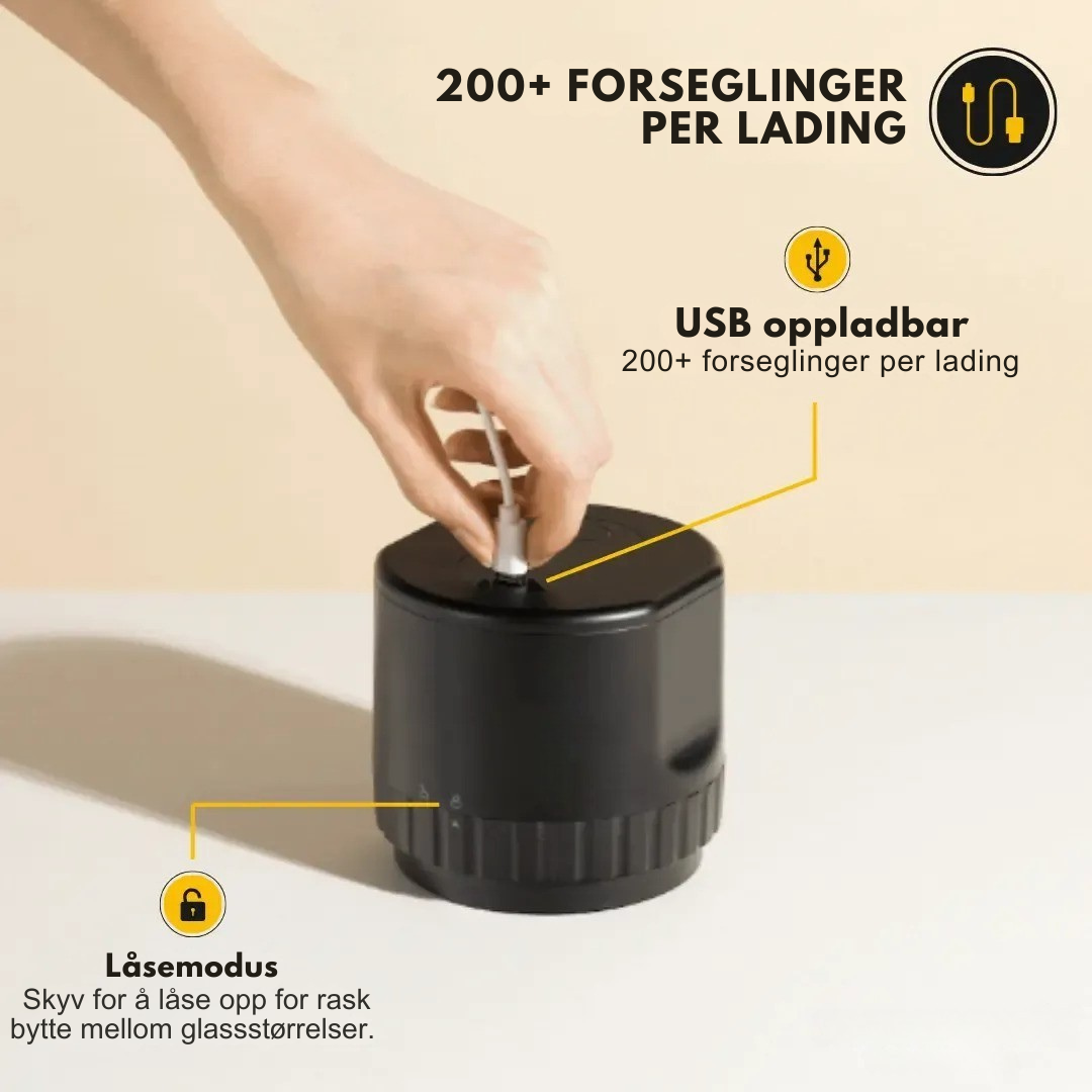 PerfectSeal™ Mason Genie – Tätning har aldrig varit enklare!