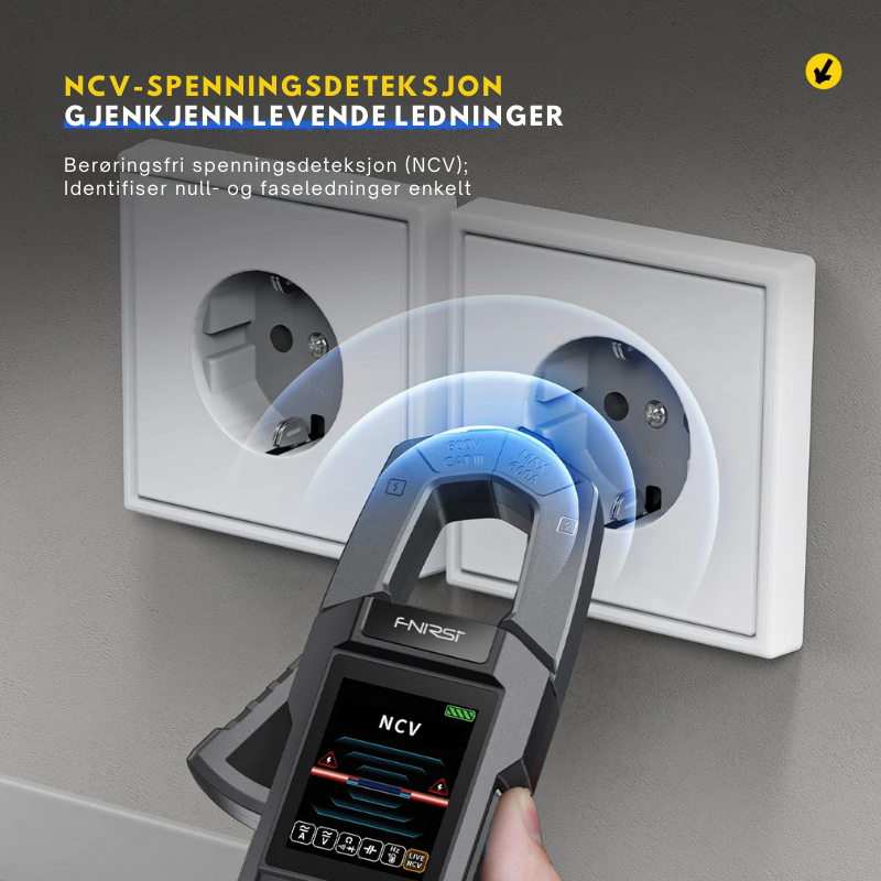 DMC-100 SmartMeter™ | Presisjons Strømtang Multimeter med Fargeskjerm