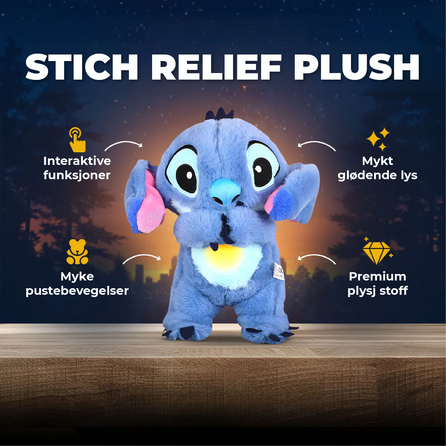 Relief Plush (Stitch)