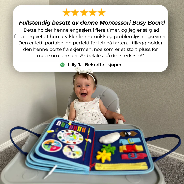 Toddla™ Montessori Aktivitetstavle
