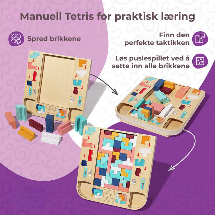 Montessori Tetris i tre