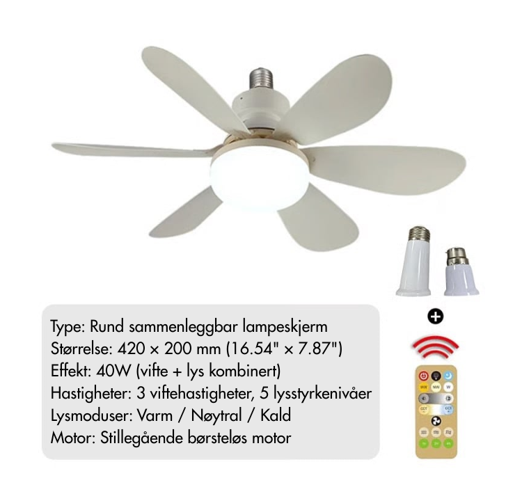 SpinGlow™ | Takvifte med LED-lys