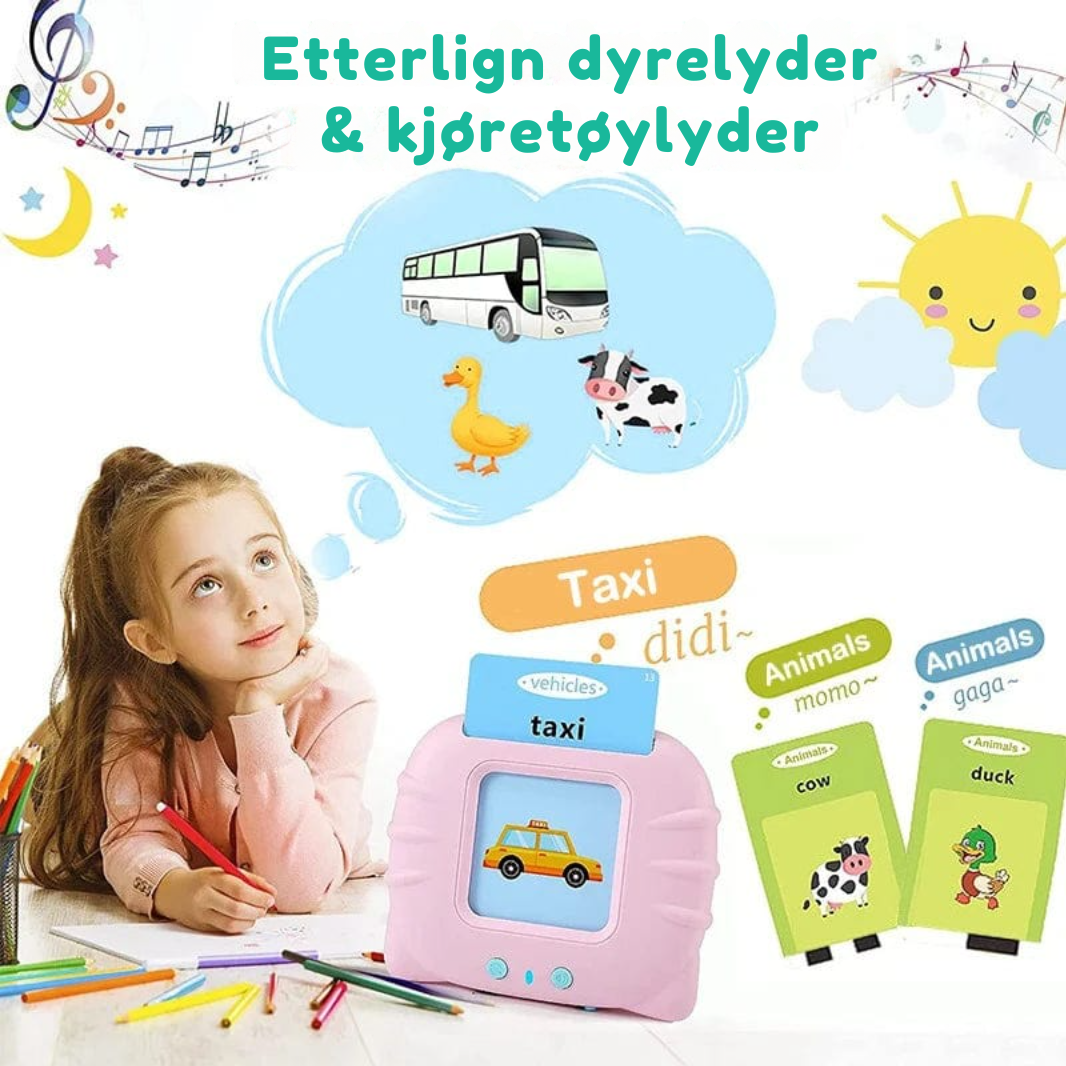 KinderTalk™ | Pedagogiske talende flashkort
