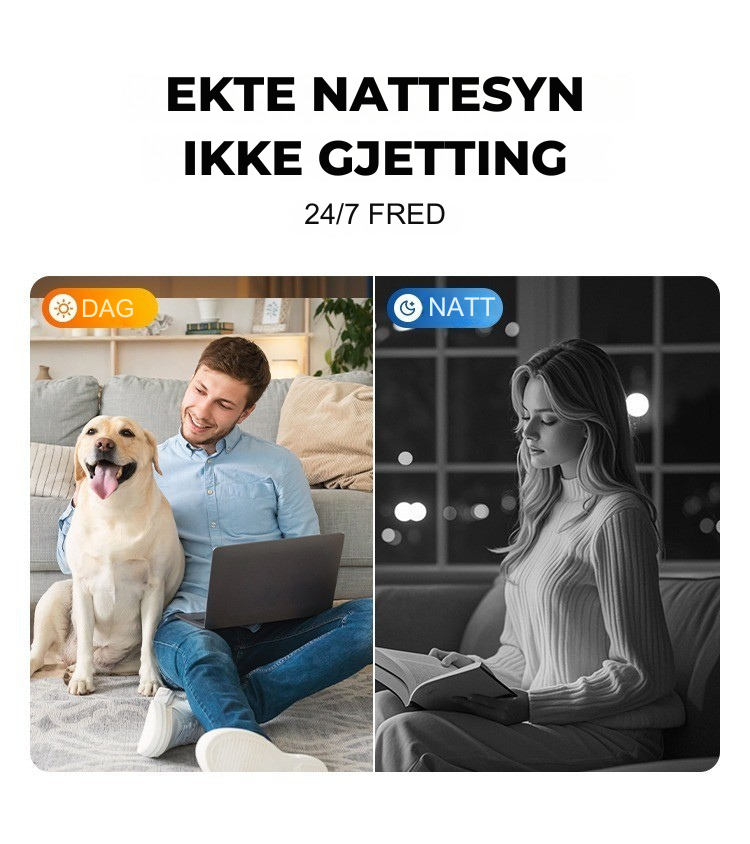 StealthVision™ Mini – Trådløst overvåkning 24/7 hvor som helst