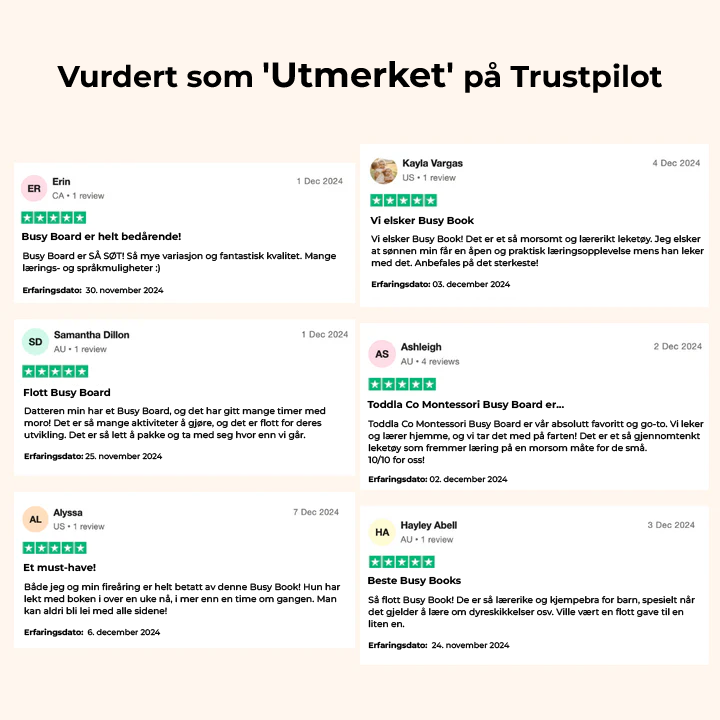 Toddla™ Montessori Aktivitetstavle
