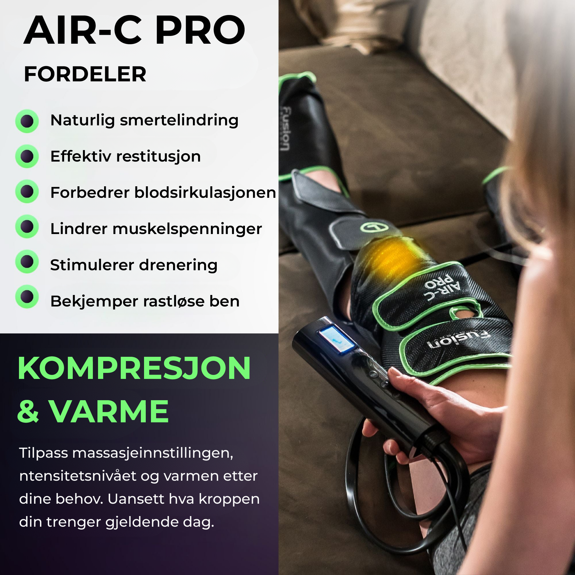 Air-C Pro benmassasjeapparat