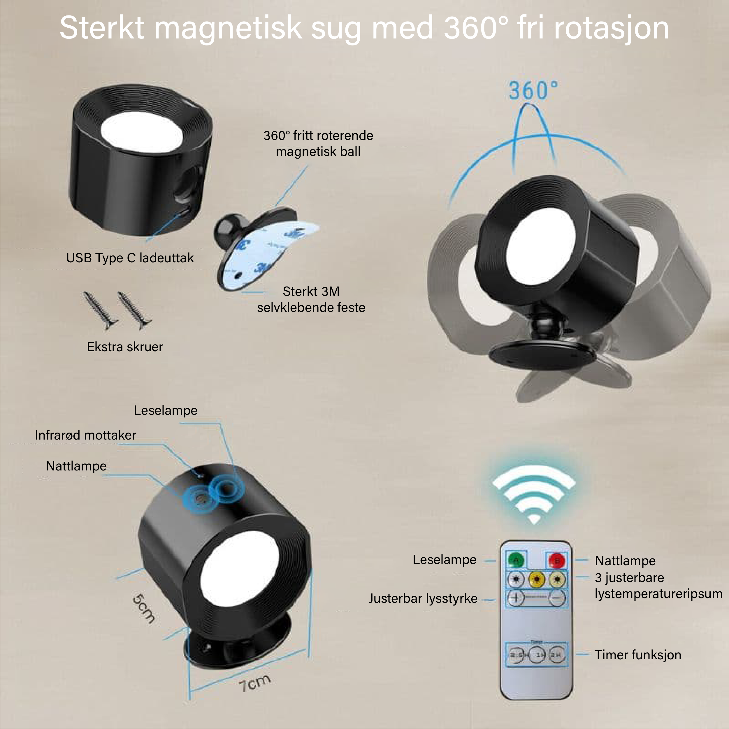 #Infinite LED Vegglampe™