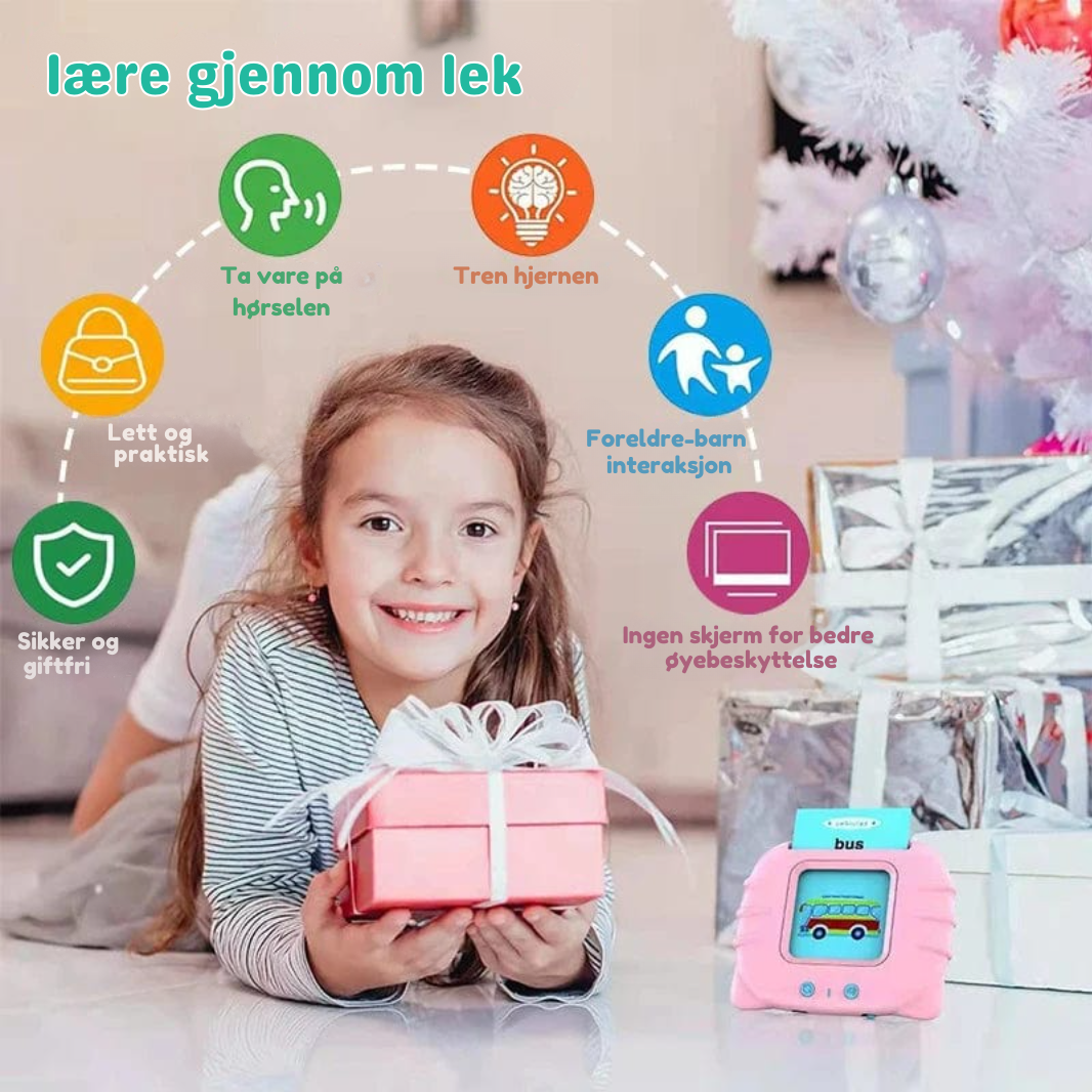 KinderTalk™ | Pedagogiske talende flashkort