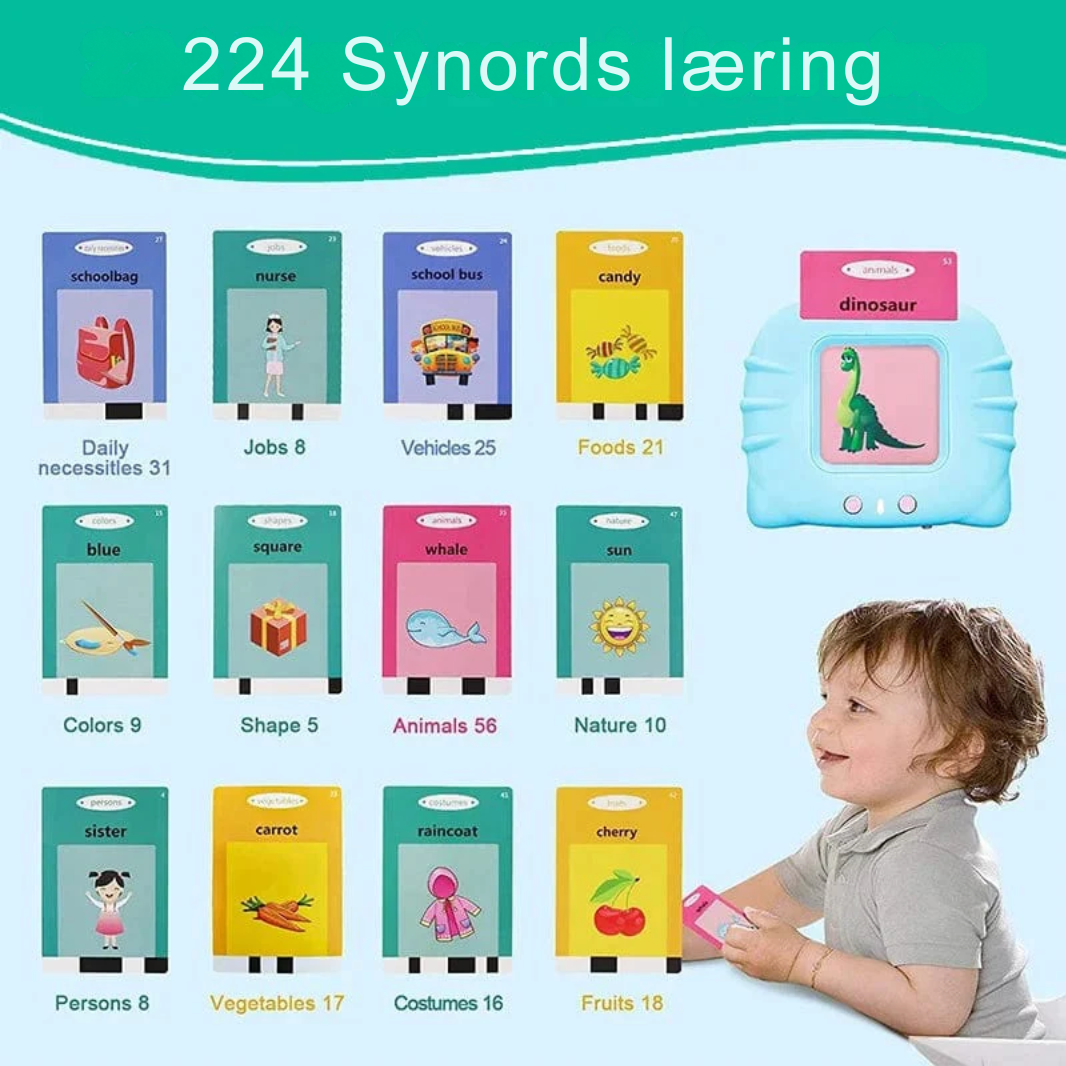 KinderTalk™ | Pedagogiske talende flashkort
