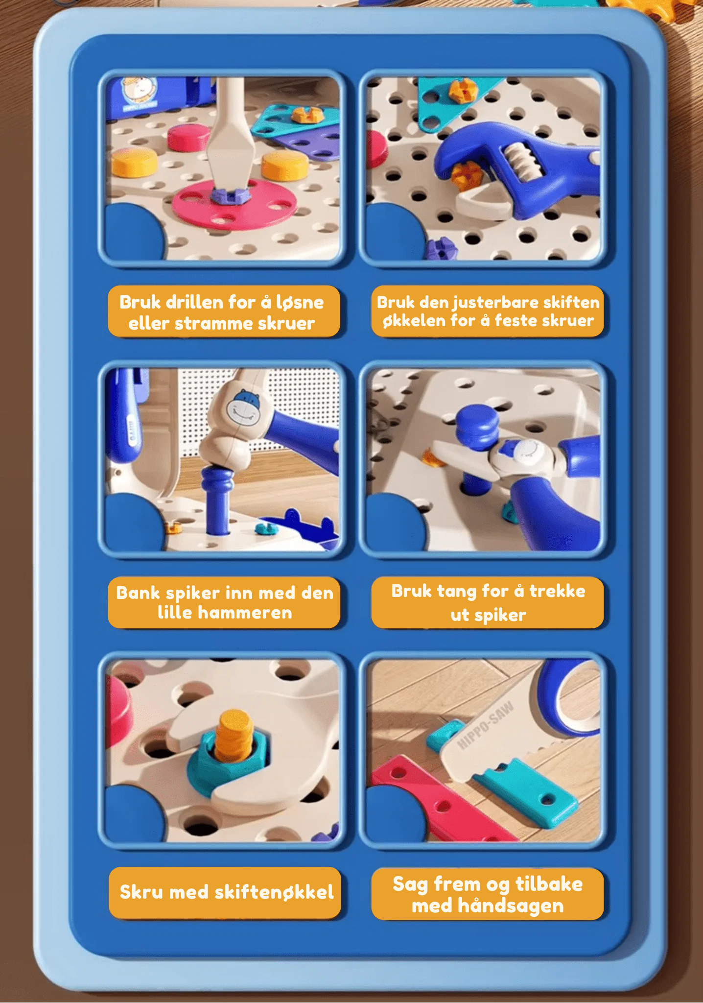 Little Maker’s Workshop – Montessori Verktøysett