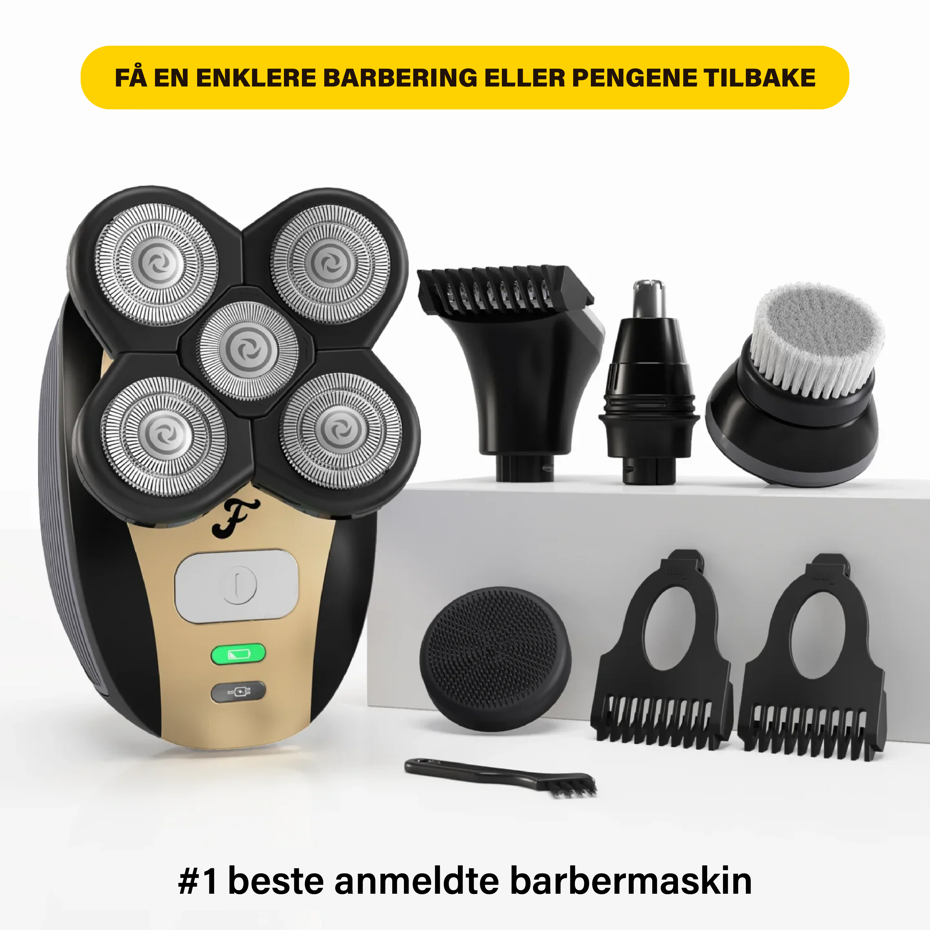 FlexSeries® Pro: Hodebarbering alt-i-ett sett
