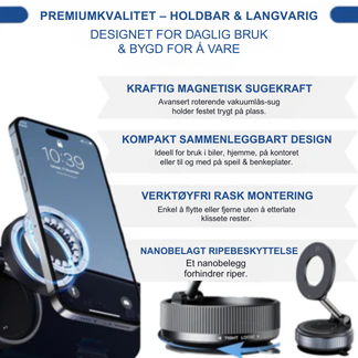 Magnetiq Pro™ | 360° magnetisk telefonholder