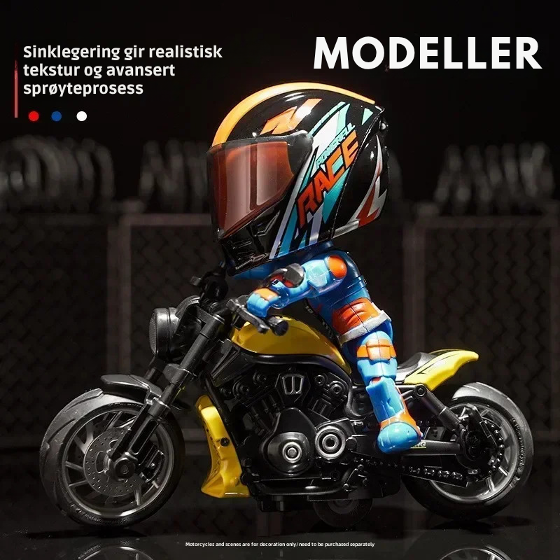 RoadBeast™ Morph – Motorsykkelryttermodell & Hjelmtransformer 🏍️⚡