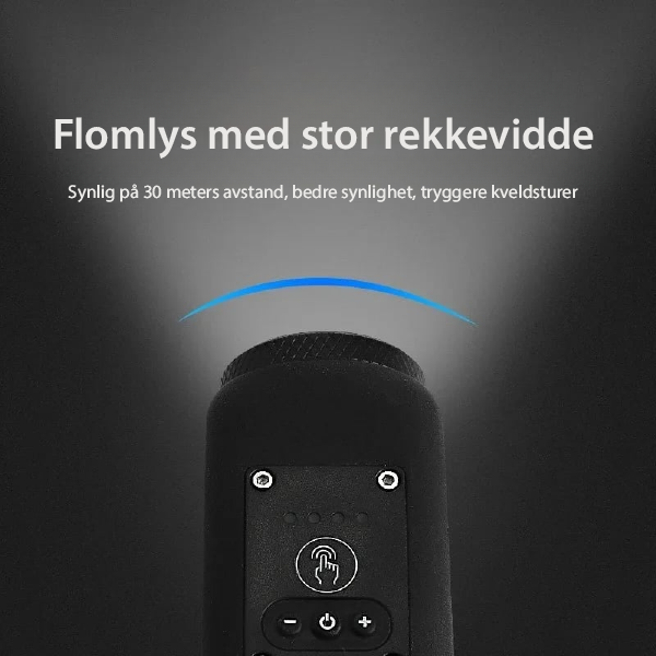 VeloShield 110: Sykkelhorn og lys for all slags vær
